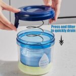 Coladores de yogur para separación de suero doméstico, herramienta de filtro de queso casero - Imagen 3
