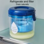 Coladores de yogur para separación de suero doméstico, herramienta de filtro de queso casero - Imagen 4