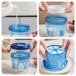 Coladores de yogur para separación de suero doméstico, herramienta de filtro de queso casero - Imagen 8