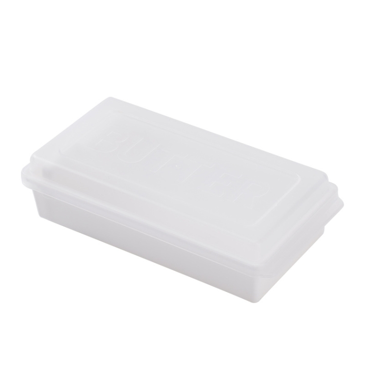 TBD0604432601A.jpg Cajón para frutas y verduras cuadrado para cortar mantequilla con tapa, caja de almacenamiento de queso para cocina - Imagen 1
