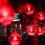 Luces LED de linterna roja china de año nuevo, 3m 20 Light - Imagen 3