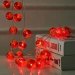 Luces LED de linterna roja china de año nuevo, 1.5m 10 Light - Imagen 5