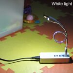 Linterna móvil de la fuente de alimentación del pedazo de la luz USB de las luces de emergencia regulables táctiles 6LED - Imagen 5