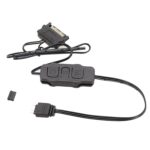 Cable controlador de iluminación RGB de placa base de alimentación SATA de 5V y 3 pines para ventilador de chasis