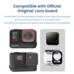aMagisn Filtro impermeable Gafas protectoras Accesorios para cámaras deportivas, For Insta360 Ace Pro ND8+ND16+ND32+ND64 - Imagen 9