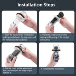 Para DJI Osmo Pocket 3 BRDRC 40m de profundidad funda impermeable cubierta de carcasa de buceo - Imagen 13