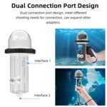 Para DJI Osmo Pocket 3 BRDRC 40m de profundidad funda impermeable cubierta de carcasa de buceo - Imagen 5