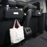 Organizador de respaldo de asiento de coche, bolsa de pañuelos, portavasos de drenaje trasero de coche - Imagen 7