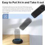 Para Insta360 X4 aMagisn Base de silicona soporte antideslizante fijo montado en vehículo, Without Double Sided Glue - Imagen 4