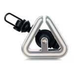 Timbre de bicicleta de montaña N+1 Timbre de cobre triangular universal, Clip Ring Black