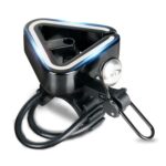 Timbre de bicicleta de montaña N+1 Timbre de cobre triangular universal, Clip Ring Silver
