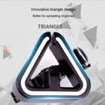 Timbre de bicicleta de montaña N+1 Timbre de cobre triangular universal, Clip Ring Black - Imagen 6