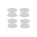 Manija de la puerta del coche Protección antiarañazos Pegatinas transparentes Tiras anticolisión, 4pcs Handle Bowl, 4pcs Handle, 8pcs /Set