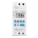 Controlador de sincronización de ciclo automático, temporizador de interruptor Digital de salida de voltaje de 4 pines, carril DIN de 16A, SINOTIMER TM919H-4 12V