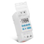 Controlador de sincronización de ciclo automático, temporizador de interruptor Digital de salida de voltaje de 4 pines, carril DIN de 16A, SINOTIMER TM919H-4 12V - Imagen 3