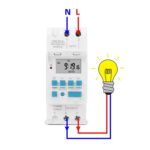 Controlador de sincronización de ciclo automático, temporizador de interruptor Digital de salida de voltaje de 4 pines, carril DIN de 16A, SINOTIMER TM919H-4 12V - Imagen 6