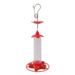 Comedero colgante para colibríes para jardín al aire libre