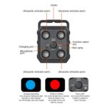 Dispositivo repelente de ladridos ultrasónico con reconocimiento inteligente de IA, dispositivo portátil para entrenamiento de perros, Black - Imagen 4