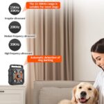 Dispositivo repelente de ladridos ultrasónico con reconocimiento inteligente de IA, dispositivo portátil para entrenamiento de perros, Black - Imagen 7
