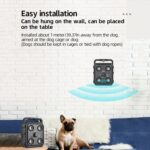 Dispositivo repelente de ladridos ultrasónico con reconocimiento inteligente de IA, dispositivo portátil para entrenamiento de perros, Black - Imagen 10