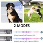 Dispositivo de entrenamiento para perros con tres cabezales antiladridos ultrasónico y luz intermitente - Imagen 4