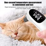 Termómetro digital para orejas de mascotas ELOFS EF-07, termómetro infrarrojo preciso para animales, para perros y gatos - Imagen 8