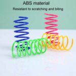 Paquete de 4 juguetes de espiral autoexcitantes con forma de gato de colores, 3packs - Imagen 5