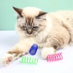 Paquete de 4 juguetes de espiral autoexcitantes con forma de gato de colores, 3packs - Imagen 6