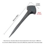 Clavos de hierro para pata de caballo Herramientas de reparación de cascos de carreras de caballos Clavos de hierro para herraduras Púas para cascos de entrenamiento Accesorios para suministros ecuestres - Imagen 3