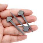 Clavos de hierro para pata de caballo Herramientas de reparación de cascos de carreras de caballos Clavos de hierro para herraduras Púas para cascos de entrenamiento Accesorios para suministros ecuestres - Imagen 7