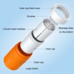 Vaso para lavar los pies portátil para exteriores para mascotas, herramienta para limpiar y cuidar los pies de los perros - Imagen 3