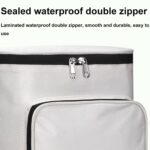 Bolsa impermeable para guardar el impermeable del casco delantero del vehículo eléctrico, Black - Imagen 7