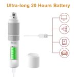 Rechargeable Pet Nail Trimmer with Stepless Speed Safe Painless Grooming Tool for Dogs Cats, PFS111 - Imagen 6