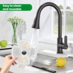Paquete de 6 filtros para fuente de agua para gatos y perros. Filtros de repuesto para fuentes de agua para mascotas con múltiples opciones de filtración., Notched Round - Imagen 5