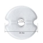 Paquete de 6 filtros para fuente de agua para gatos y perros. Filtros de repuesto para fuentes de agua para mascotas con múltiples opciones de filtración., Notched Round - Imagen 6