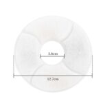 5 unidades/paquete de filtros de repuesto para dispensador de agua para fuente de agua para mascotas (prefiltro), Round - Imagen 3