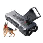 Dispositivo antiladridos ultrasónico recargable P9 de doble cabezal con pantalla a color y luz trasera LED., P9