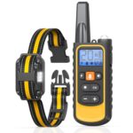 Control remoto para perros con collar de descarga eléctrica., Yellow One-To-One