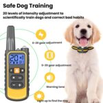 Control remoto para perros con collar de descarga eléctrica., Black One-To-One - Imagen 4