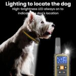 Control remoto para perros con collar de descarga eléctrica., Yellow One-To-One - Imagen 9