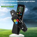 Dispositivo de entrenamiento para perros con collar de descarga eléctrica y control remoto con pantalla a color - Imagen 2