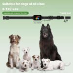 Dispositivo de entrenamiento para perros con collar de descarga eléctrica y control remoto con pantalla a color - Imagen 3