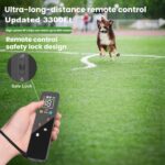 Dispositivo de entrenamiento para perros con collar de descarga eléctrica y control remoto con pantalla a color - Imagen 5