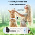 Dispositivo de control remoto para ladridos de perros, recargable, resistente al agua, con descarga eléctrica., One To Two - Imagen 8