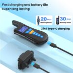 Dispositivo de control remoto para ladridos de perros, collar de descarga eléctrica impermeable, One To Two - Imagen 4