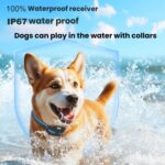 Dispositivo de control remoto para ladridos de perros, collar de descarga eléctrica impermeable, One To Two - Imagen 5
