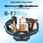 Dispositivo de control remoto para ladridos de perros, collar de descarga eléctrica impermeable, One To One - Imagen 6