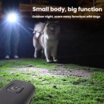 Mini repelente ultrasónico de alta potencia para entrenamiento de perros a larga distancia en exteriores - Imagen 9