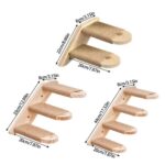 Estructura de escalada para gatos montada en la pared, plataforma de salto de madera y sisal para gatos, escaleras de escalada multinivel., 2 Layers - Imagen 3