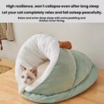Alfombra gruesa semicerrada estilo zapatilla para gatos Ced, cálida para invierno., S - Imagen 7